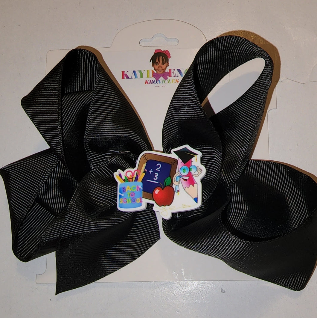 6 Inch Back to School / BTS Hairbow
