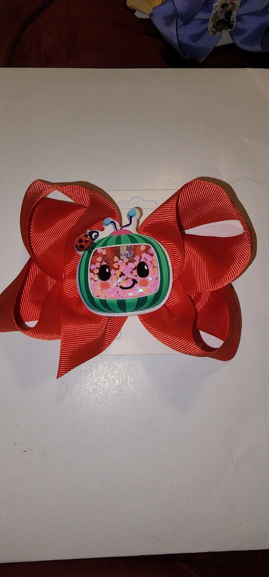 6 Inch Hair Bow with Character