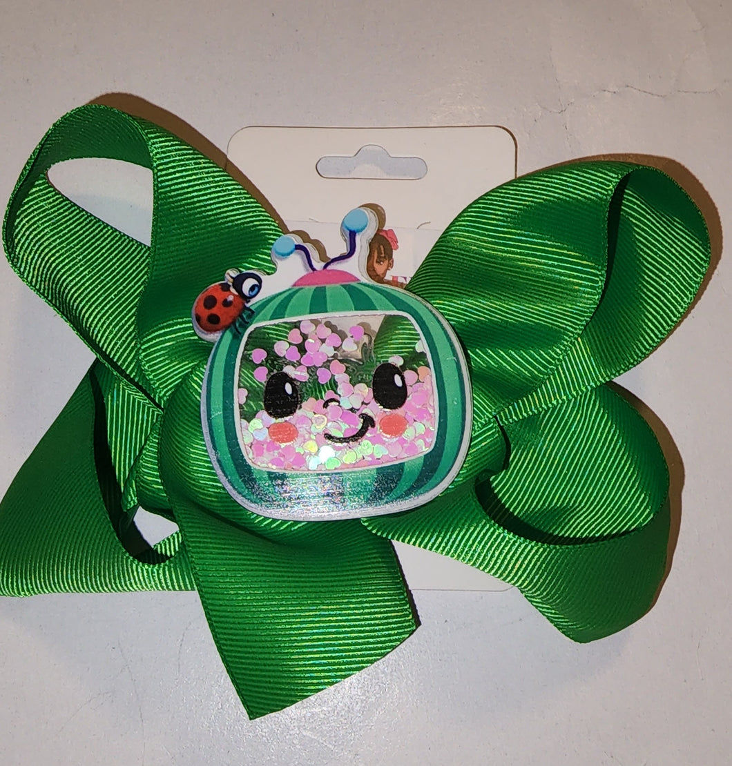 6 Inch Hair Bow with Character