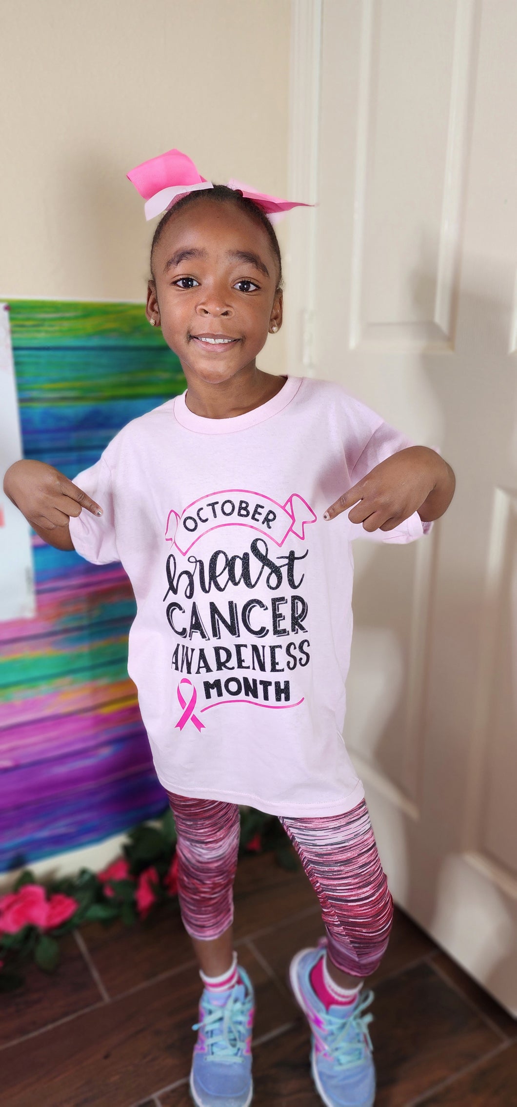 October is Breast Cancer Awareness Month T-Shirt (Infant-Toddler-Youth)