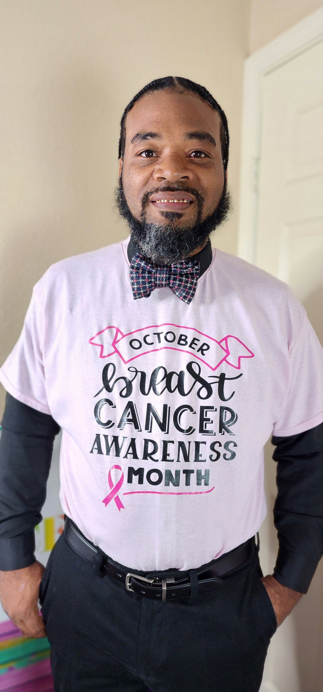 October is Breast Cancer Awareness Month T-Shirt (Adult Sizes)
