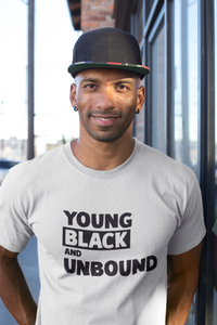 Young Black & Unbound Juneteenth/BHM Unisex T-Shirt (Adult Sizes)