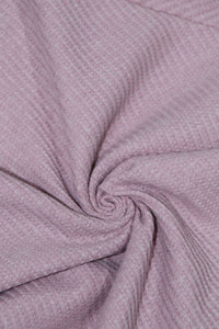 Pink pom pom knit top with leoaprd bell pants set