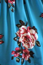Load image into Gallery viewer, Teal floral &amp; pink bow dress CXQZ-580338
