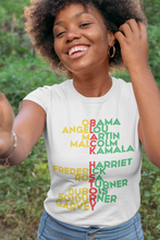 Load image into Gallery viewer, Black Leaders Juneteenth/BHM T-Shirt (Adult Sizes)
