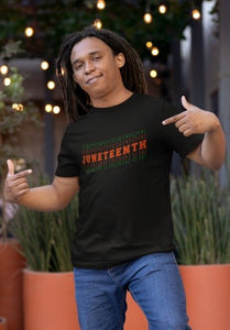 Stacked Juneteenth Unisex T-Shirt (Adult Sizes)