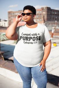 “Created with a Purpose Ephesians 2:10 T-Shirt (Adult Sizes)