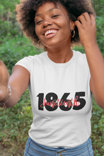 Load image into Gallery viewer, Juneteenth 1865 Unisex T-Shirt (Adult Sizes)

