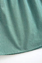 Load image into Gallery viewer, Green pumpkin smocked dress
