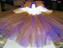 Load image into Gallery viewer, Purple Gold Tutu
