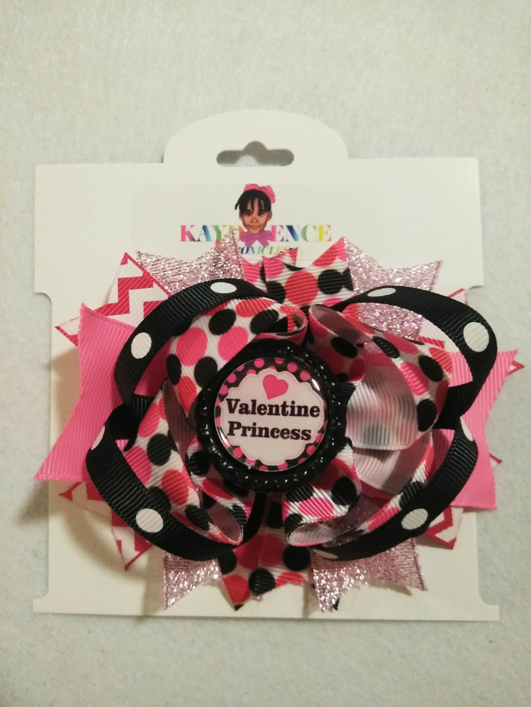 Valentine's Day Princess Boutique Hair Bow
