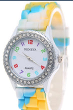 Load image into Gallery viewer, Colorful Rhinestone Watch
