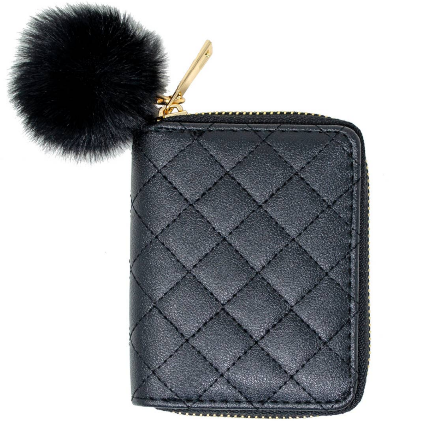 Girls Leather Quilted Wallet