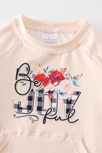 Load image into Gallery viewer, Beige floral &quot;JOY&quot; mommy &amp; me top
