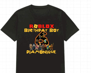 Ro-Blox Inspired "Birthday Boy or Girl" Shirt (Infant-Toddler-Youth Size)