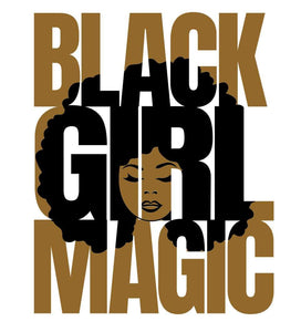 Black Girl Magic with Queen Sticker