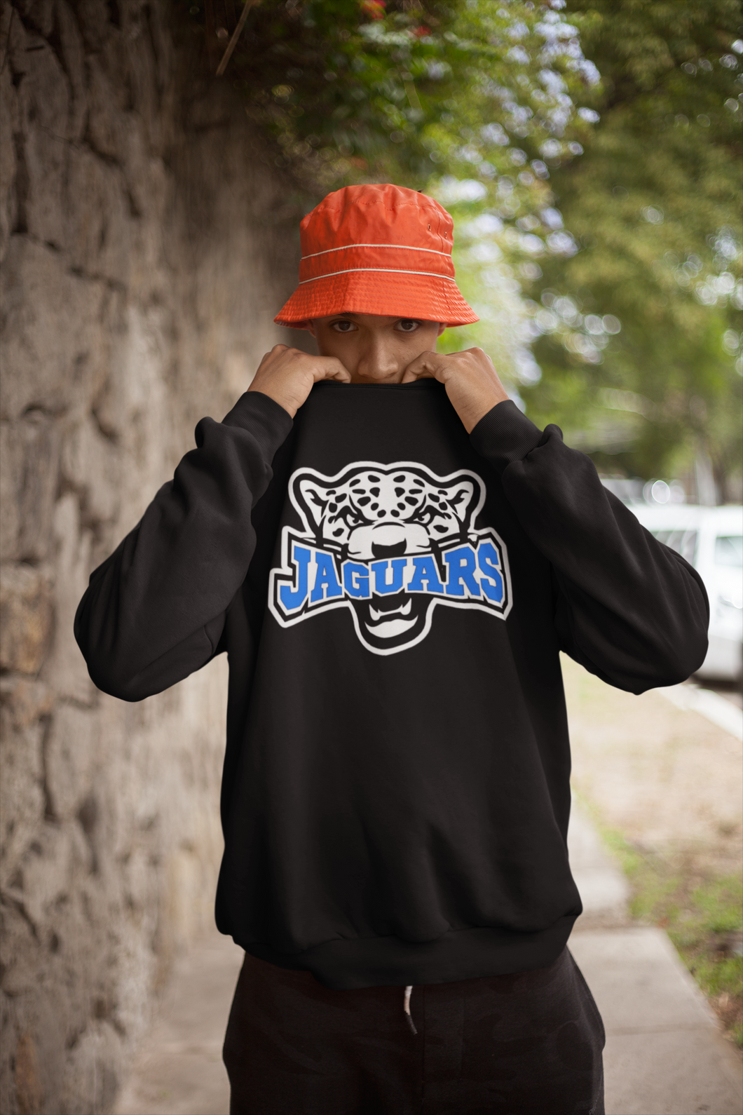 Jaguars Sports Unisex Black Sweatshirt (Adult Sizes)